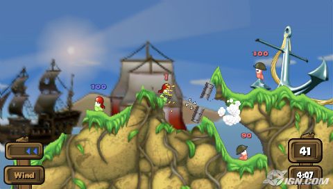 Worms   Psp -  4