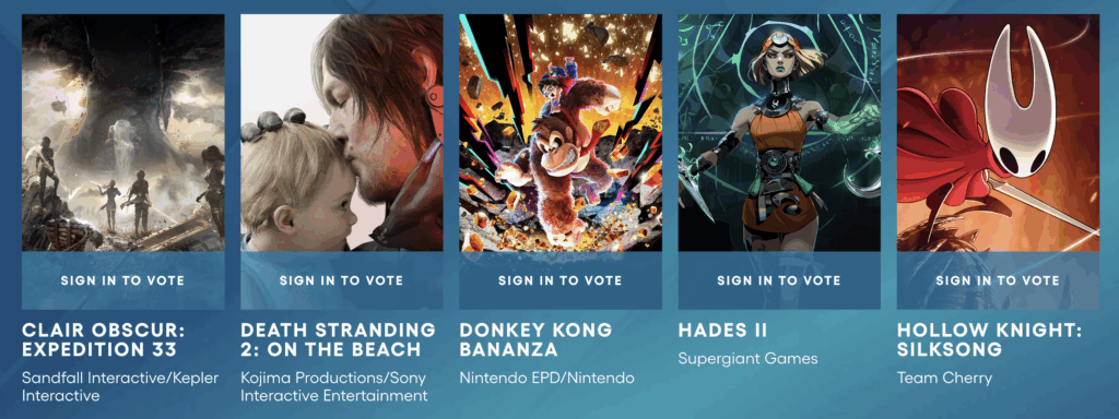 Game of the Year Nominees